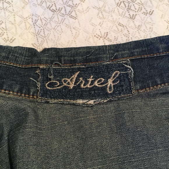 Denim Jacket Embroidered Rhinestone Jean Jacket - Picture 5 of 8